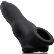 Oxballs - Fido - Puppy Play Penis Sleeve - Night Edition - Siliconen/TPR- Zwart-laced-up.nl