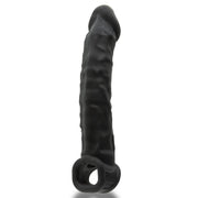 Oxballs - Muscle Ripped - Penis Sleeve - Night Edition - Siliconen/TPR - Zwart-laced-up.nl