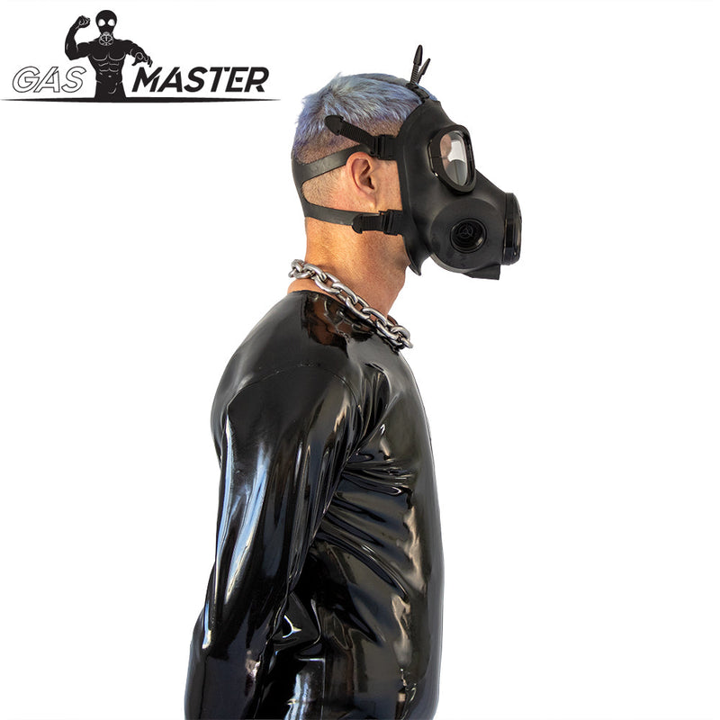 GASMASTER 12D Hamster Cheek Gas Mask-laced-up.nl