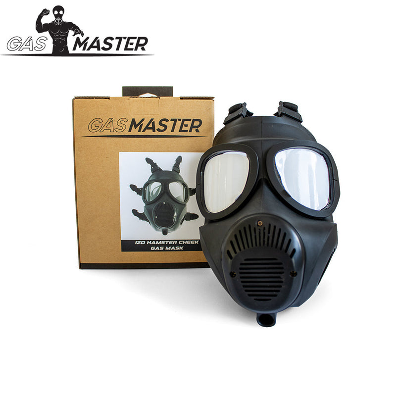 GASMASTER 12D Hamster Cheek Gas Mask-laced-up.nl