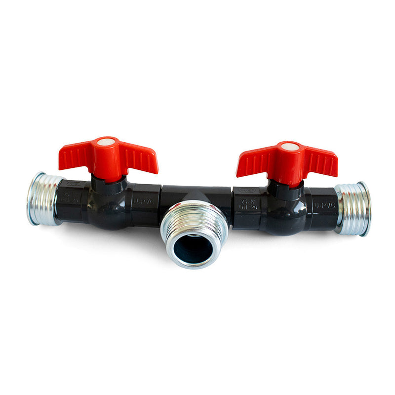 GASMASTER Air Selector T-Splitter w. Valves-laced-up.nl