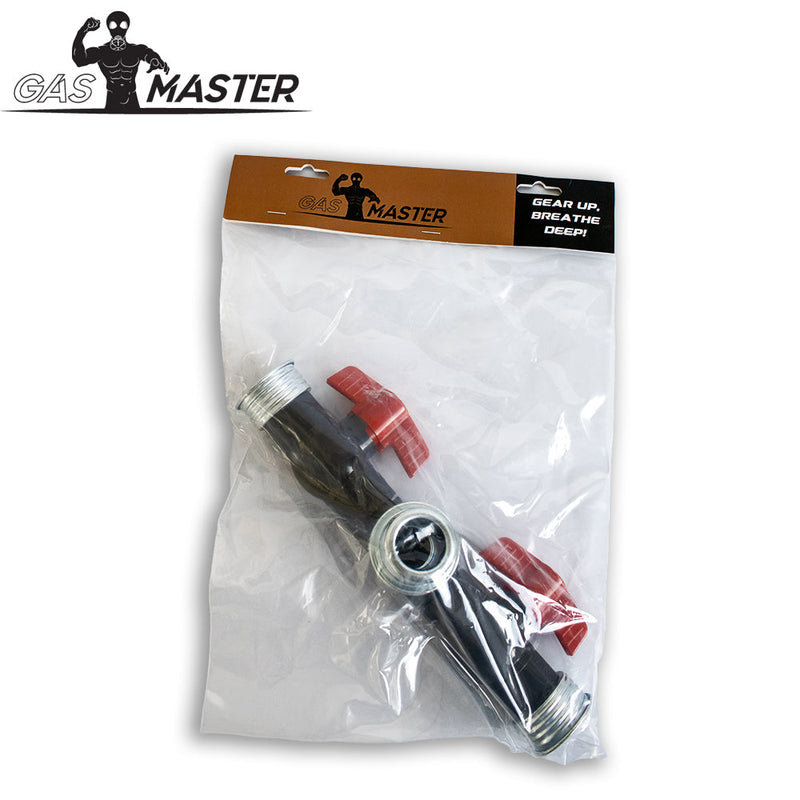 GASMASTER Air Selector T-Splitter w. Valves-laced-up.nl