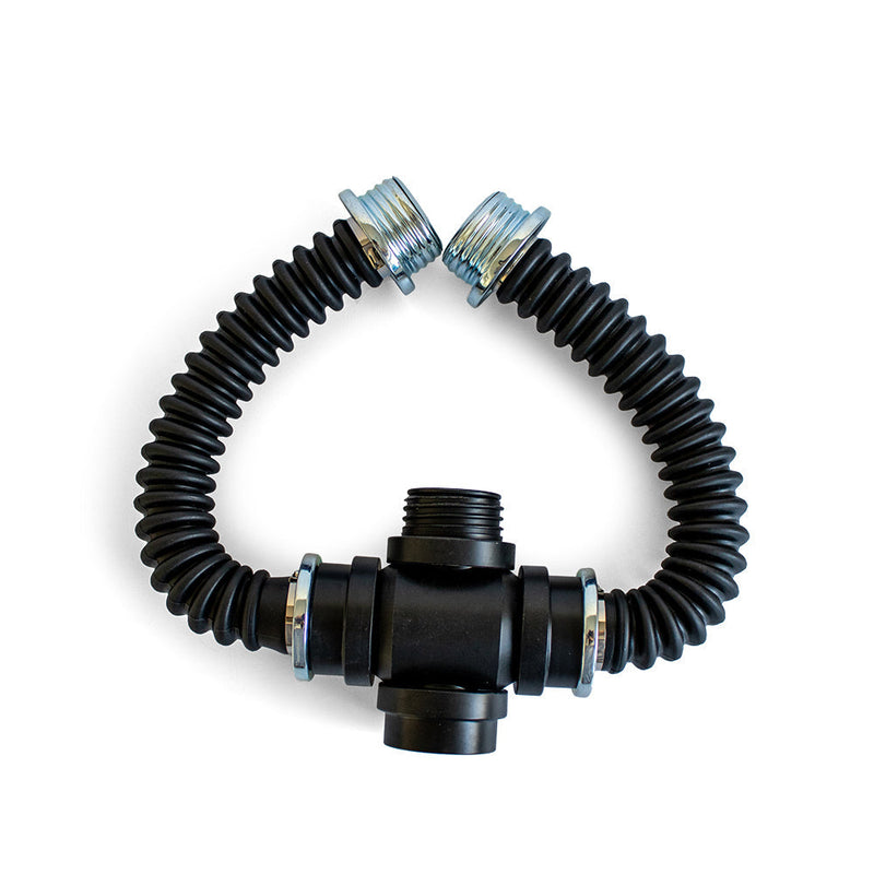 GASMASTER RD40 Gas Mask Cross Adapter w. Hoses-laced-up.nl