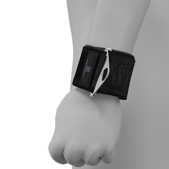 Haftanstalt - Verstelbare Neopreen Handboeien Set met Metalen Gesp - Zwart-Erotiekvoordeel.nl