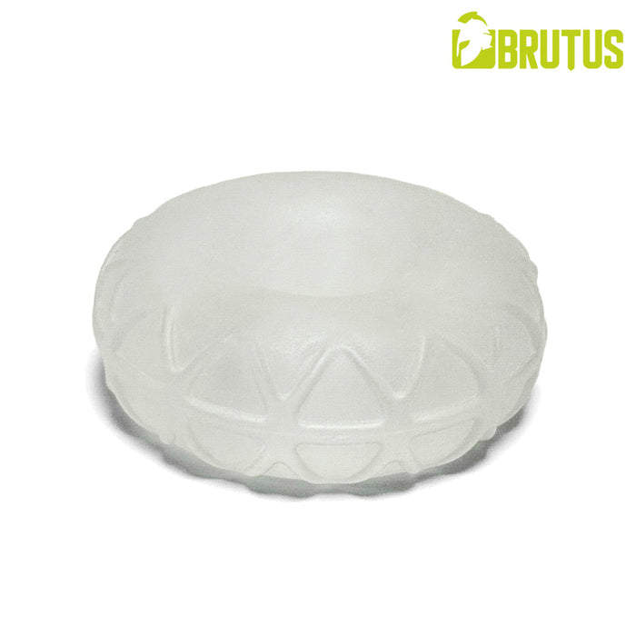 BRUTUS ICE - Silasoft Fat Donut Cockring - Transparant-Erotiekvoordeel.nl