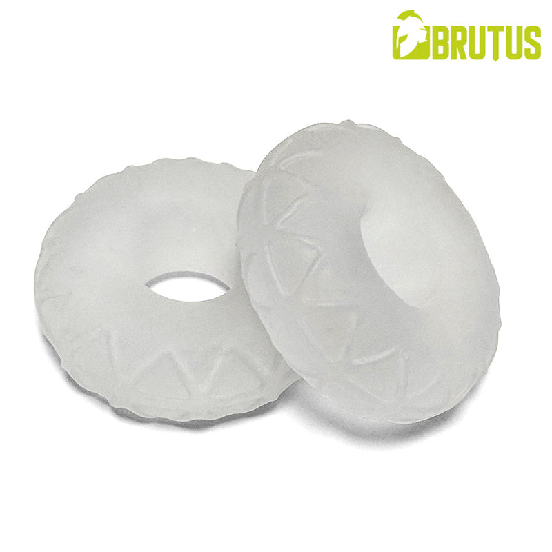 Brutus - ICE - Silasoft Fat Donut Cockring - Transparant-Erotiekvoordeel.nl