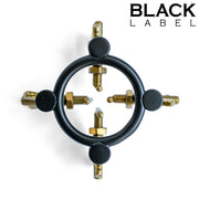 Black Label - 4-Way Urethrale Stretcher - Zwart/Goud-laced-up.nl