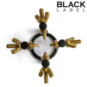 Black Label - 4-Way Urethrale Stretcher - Zwart/Goud-laced-up.nl