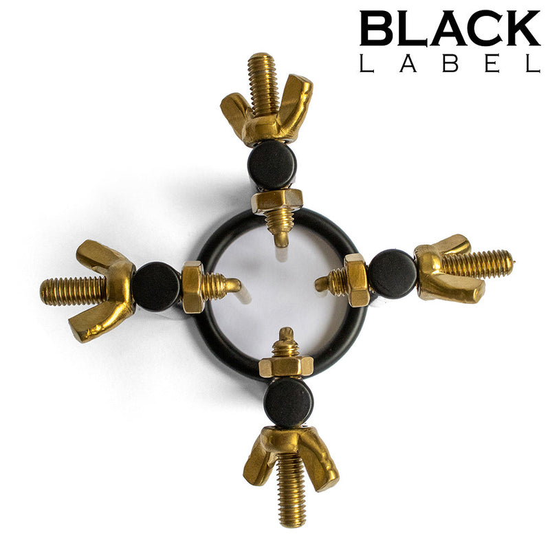 Black Label - 4-Way Urethrale Stretcher - Zwart/Goud-laced-up.nl