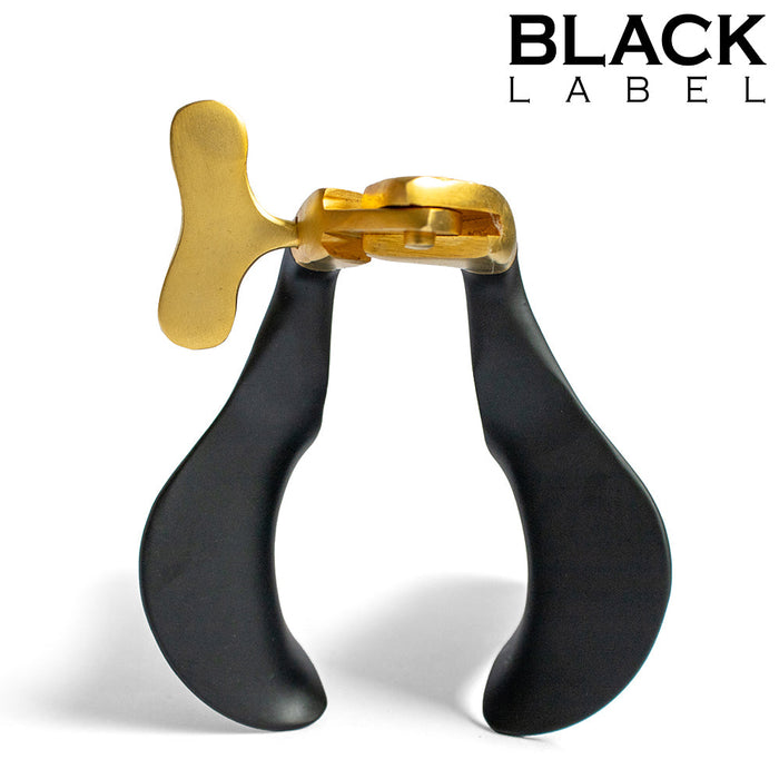 Black Label - Collin Speculum - Zwart/Goud-Erotiekvoordeel.nl