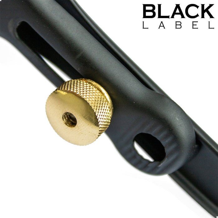 Black Label - Cusco Speculum met glijmiddel-slangetje - Zwart/Goud-Erotiekvoordeel.nl