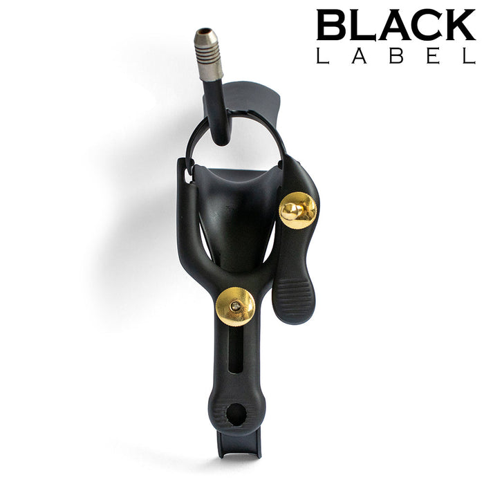 Black Label - Cusco Speculum met glijmiddel-slangetje - Zwart/Goud-Erotiekvoordeel.nl