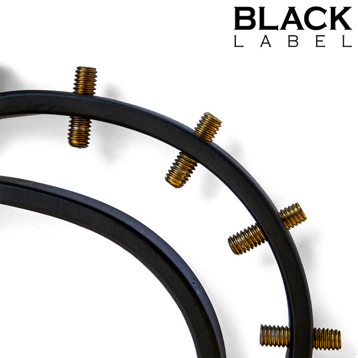 Black Label - Pussy Klem 2.0 - Vagina Klem met Spikes - Zwart/Goud