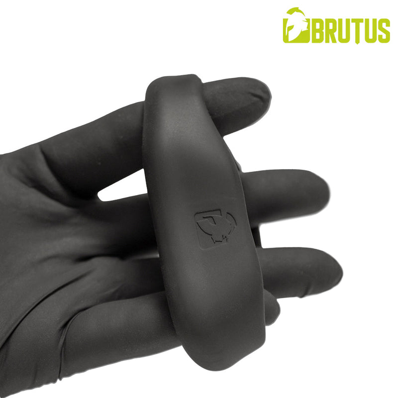 Brutus - Cocklifter - Superzachte Siliconen Cockring - Zwart-laced-up.nl