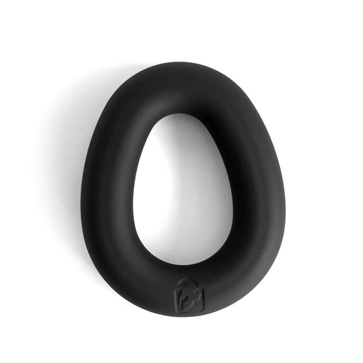 Brutus - Mucho Macho - Superzachte Siliconen Ergo Cockring - Zwart-Erotiekvoordeel.nl
