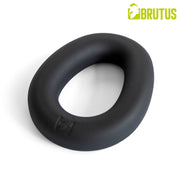 Brutus - Mucho Macho - Superzachte Siliconen Ergo Cockring - Zwart-laced-up.nl