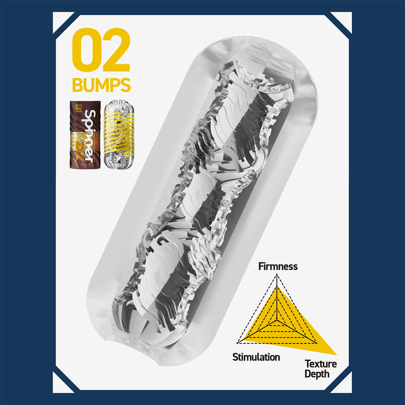 Tenga - Spinner DX02 Bumps - Masturbator-laced-up.nl