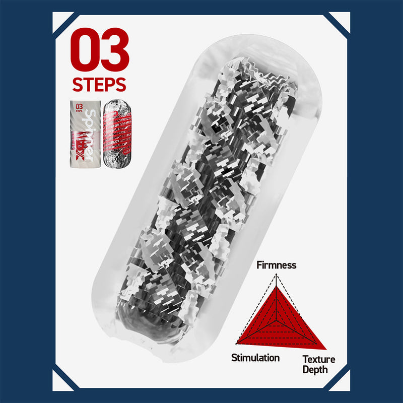 Tenga - Spinner DX03 Steps - Masturbator-laced-up.nl