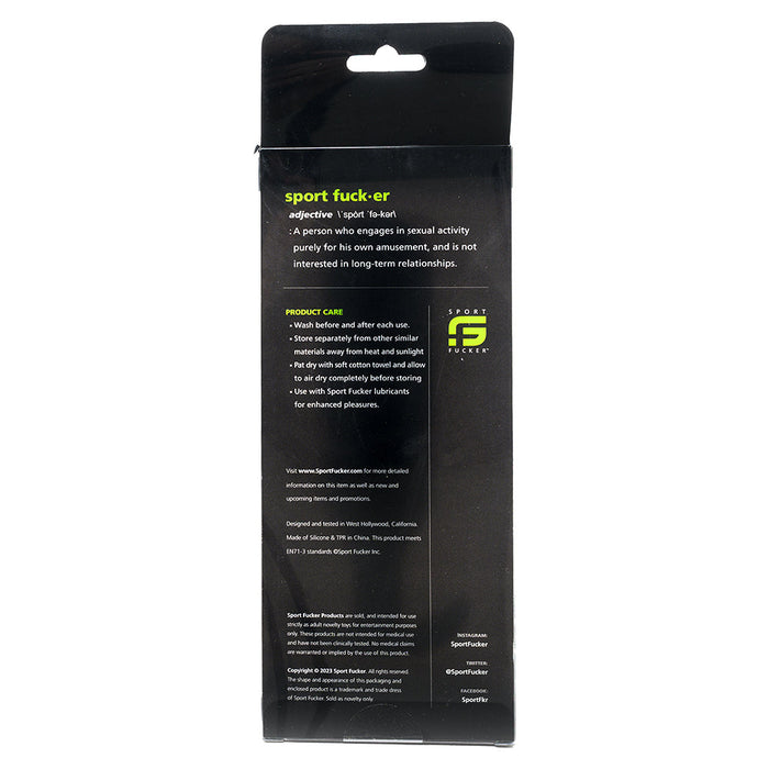 Sport Fucker - Next Level Trainer Plug - Buttplug - Siliconen - Zwart-Erotiekvoordeel.nl