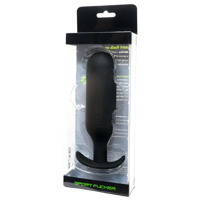 Sport Fucker - Next Level Trainer Plug - Buttplug - Siliconen - Zwart-Erotiekvoordeel.nl