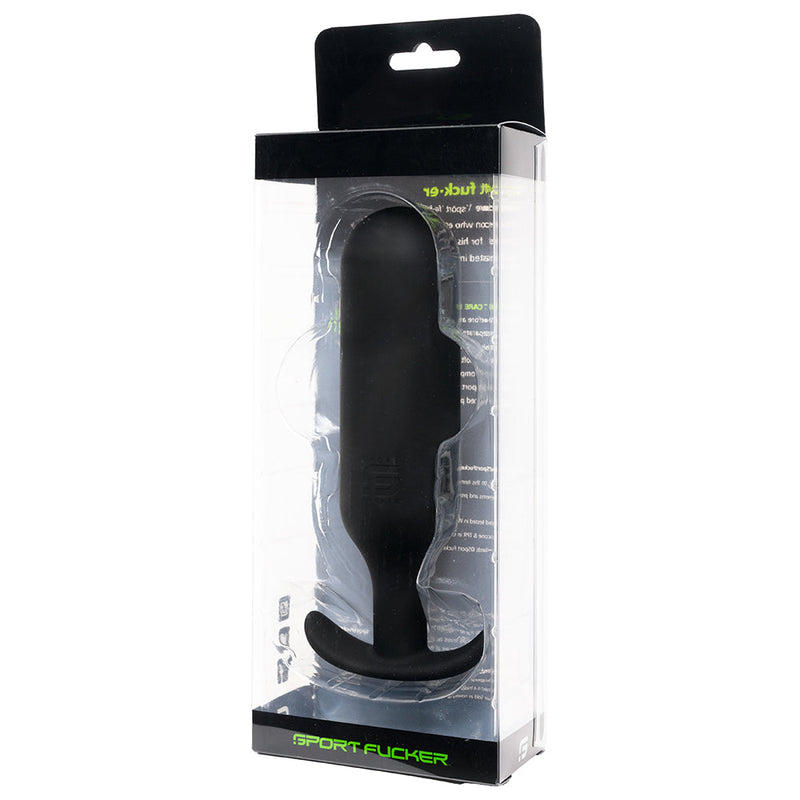 Sport Fucker - Next Level Trainer Plug - Buttplug - Siliconen - Zwart-laced-up.nl