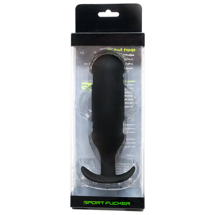 Sport Fucker - Next Level Trainer Plug - Buttplug - Siliconen - Zwart-Erotiekvoordeel.nl