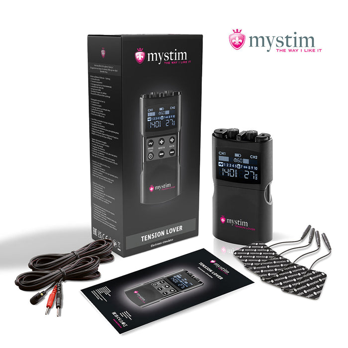 Mystim Tension Lover 2 – Elektrosex Powerbox met 2 kanalen en 7 programma’s-Erotiekvoordeel.nl