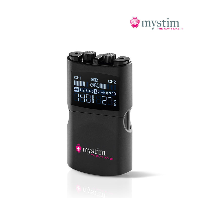 Mystim Tension Lover 2 – Elektrosex Powerbox met 2 kanalen en 7 programma’s-laced-up.nl