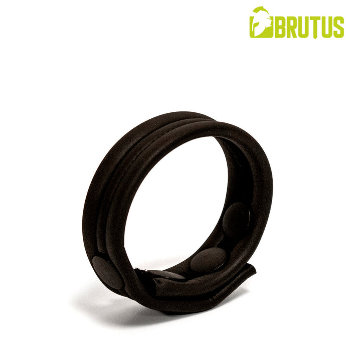 Brutus - Neopreen Cockstrap - Verstelbaar met drukknopen - Zwart-Laced-up.nl