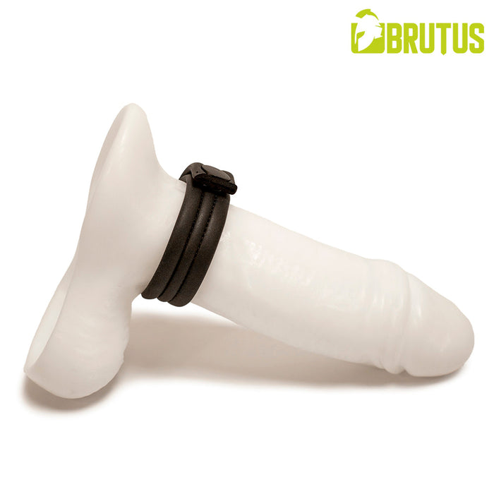 Brutus - Neopreen Cockstrap - Verstelbaar met drukknopen - Zwart-Laced-up.nl