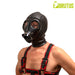 Brutus Neopreen Alien Gas Masker Hood-laced-up.nl