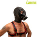 Brutus Neopreen Alien Gas Masker Hood-laced-up.nl