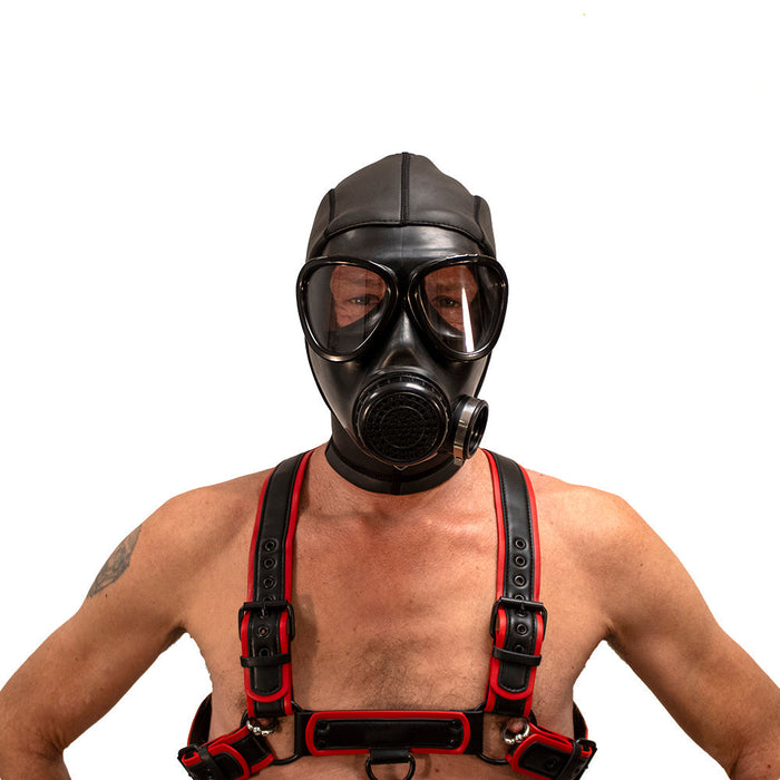 Brutus Neopreen Army Gas Masker Hood - Zwart