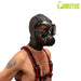Brutus Neopreen Army Gas Masker Hood - Zwart-laced-up.nl
