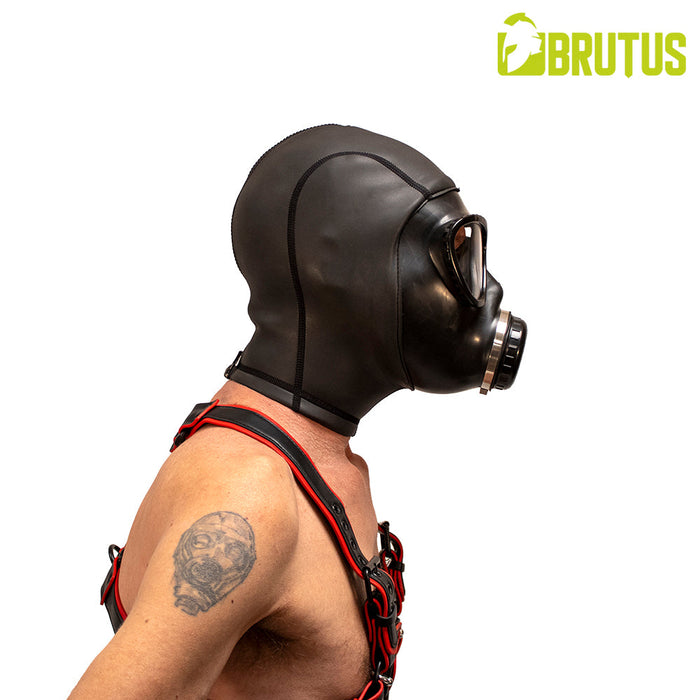 Brutus Neopreen Army Gas Masker Hood - Zwart