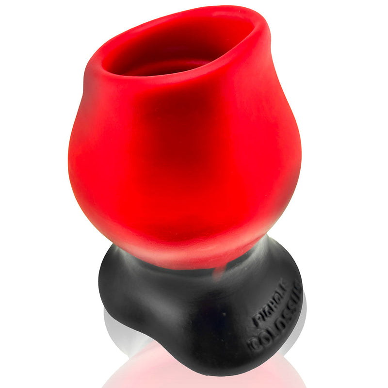 Oxballs - Pighole Lava - Holle Buttplug - Tunnelplug - Red/Black