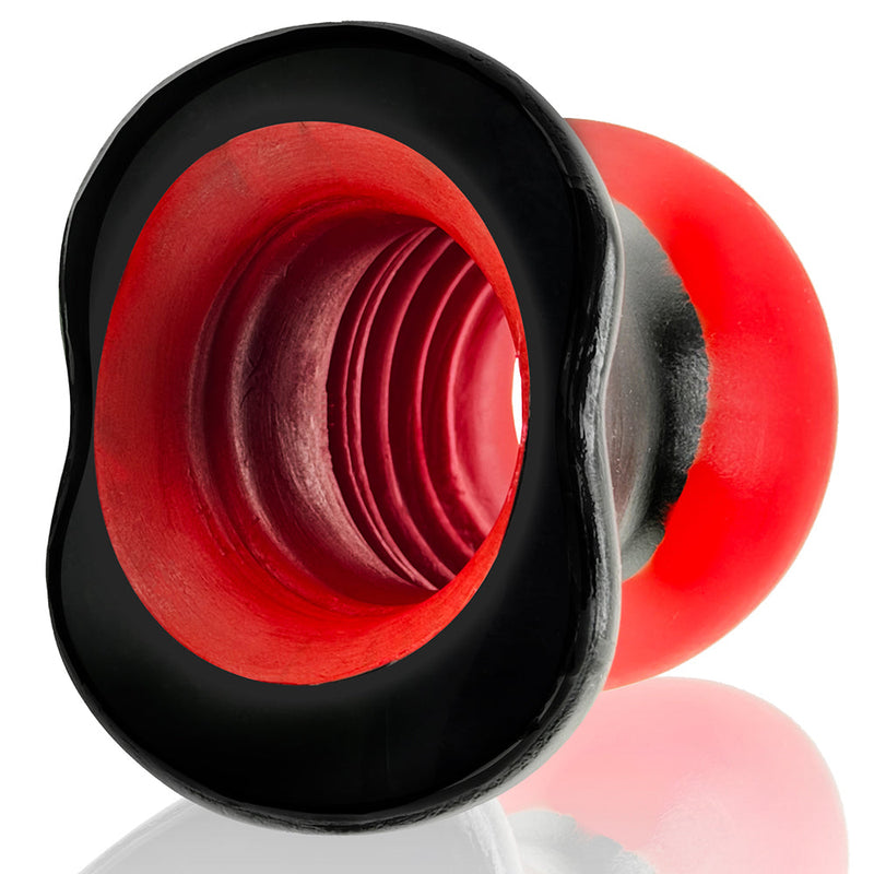 Oxballs - Pighole Lava - Holle Buttplug - Tunnelplug - Red/Black