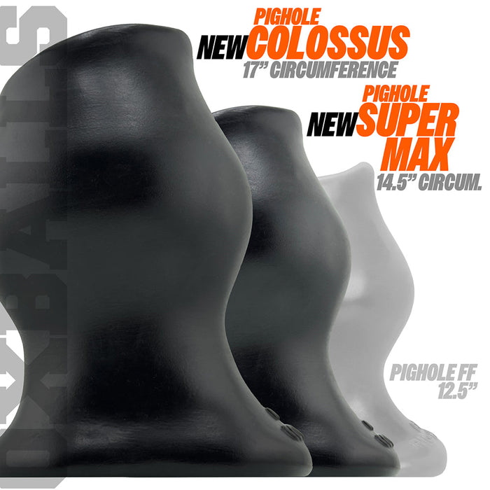 Oxballs - Pighole - Plug anal hueco - Plug túnel - Negro