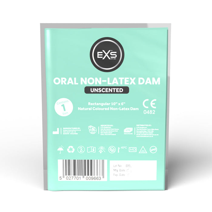 EXS Non-Latex Oral Dam / Beflapje – 1 Stück