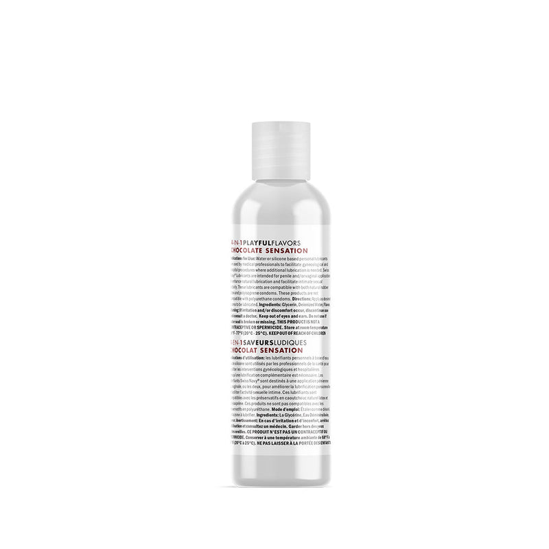 Swiss Navy - 4 in 1 Playful Flavors - Likbaar en Verwarmend Glijmiddel en Massage - Chocolate Sensation-laced-up.nl