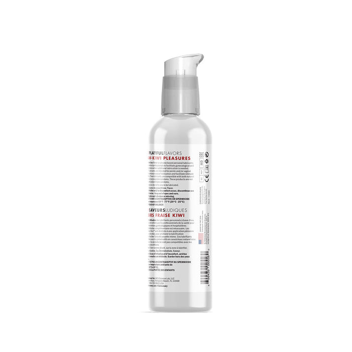 Swiss Navy - 4 in 1 Playful Flavors - Likbaar en Verwarmend Glijmiddel en Massage - Strawberry Kiwi Pleasure-Erotiekvoordeel.nl