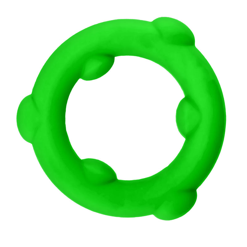 Oxballs - Spinner - Siliconen Cockring - Groen-laced-up.nl
