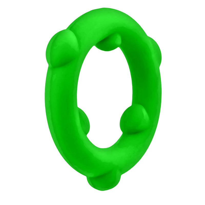 Oxballs - Spinner - Siliconen Cockring - Groen-laced-up.nl