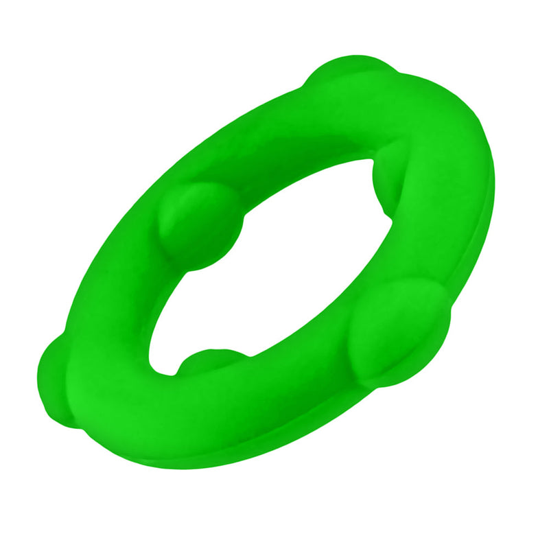 Oxballs - Spinner - Siliconen Cockring - Groen-Erotiekvoordeel.nl