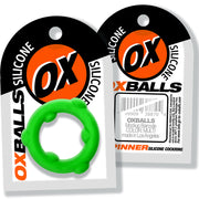 Oxballs - Spinner - Siliconen Cockring - Groen-laced-up.nl