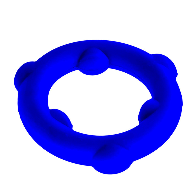 Oxballs - Spinner - Siliconen Cockring - Blauw-laced-up.nl