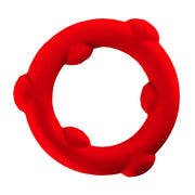 Oxballs - Spinner - Siliconen Cockring - Rood-laced-up.nl