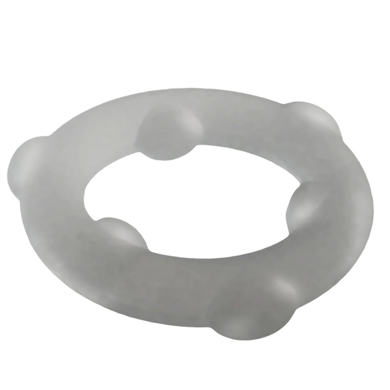 Oxballs - Spinner - Siliconen Cockring - Transparant-laced-up.nl
