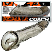 Oxballs - Coach - Penis Sleeve - Siliconen/TPR - Rookgrijs-laced-up.nl