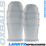Oxballs - Lankyz - Tepelzuigers - Transparant-laced-up.nl